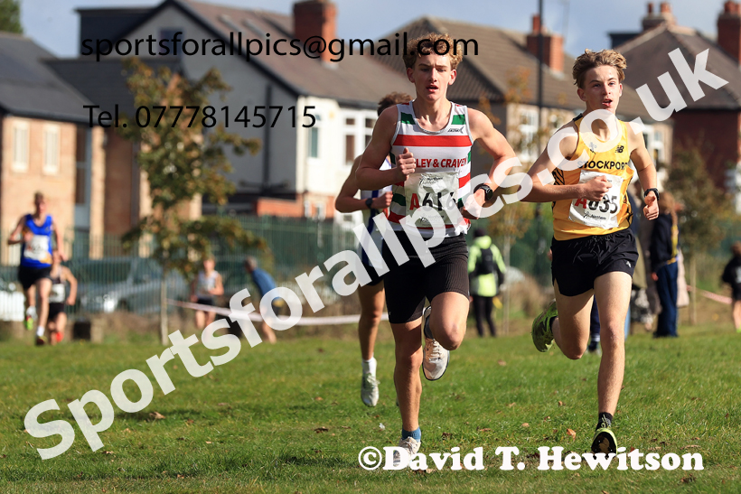 Boys Under-16s 2026 Northern Cross Country Relays, Graves Park, Sheffield. Photo: David T. Hewitson/Sports for All Pics